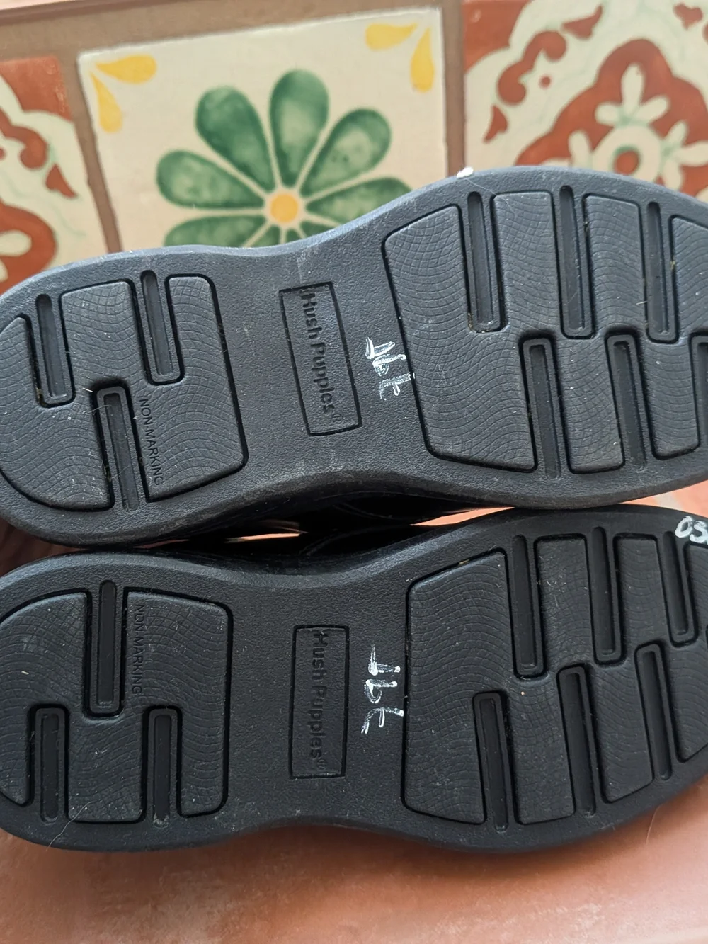 Kid's Black Leather Strap Casual Shoes 12 W